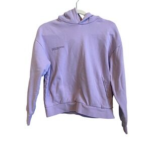 Pangaia Hoodie Lavender Purple 100% Organic Cotton Size XXS‎ Peppermint Treated